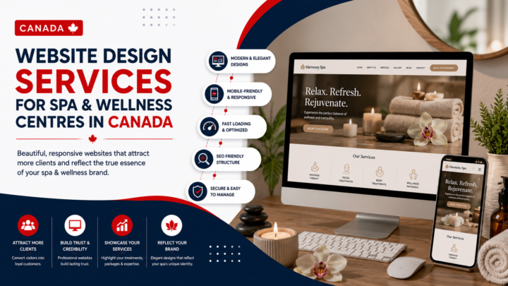 Website Design Services for Spa and Wellness Centers in Canada 