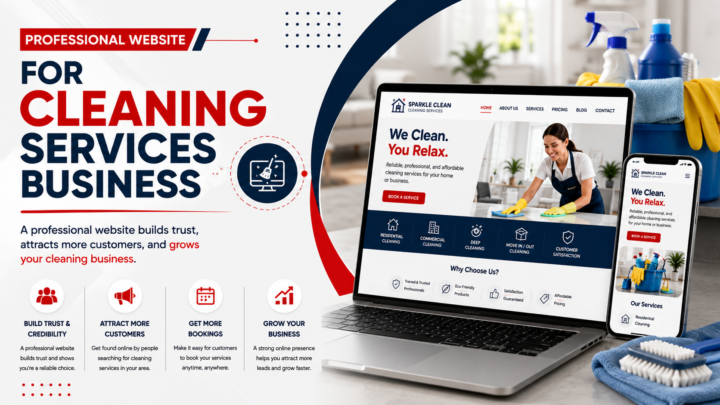 Reasons to Build a Professional Website for a Cleaning Business in Canada