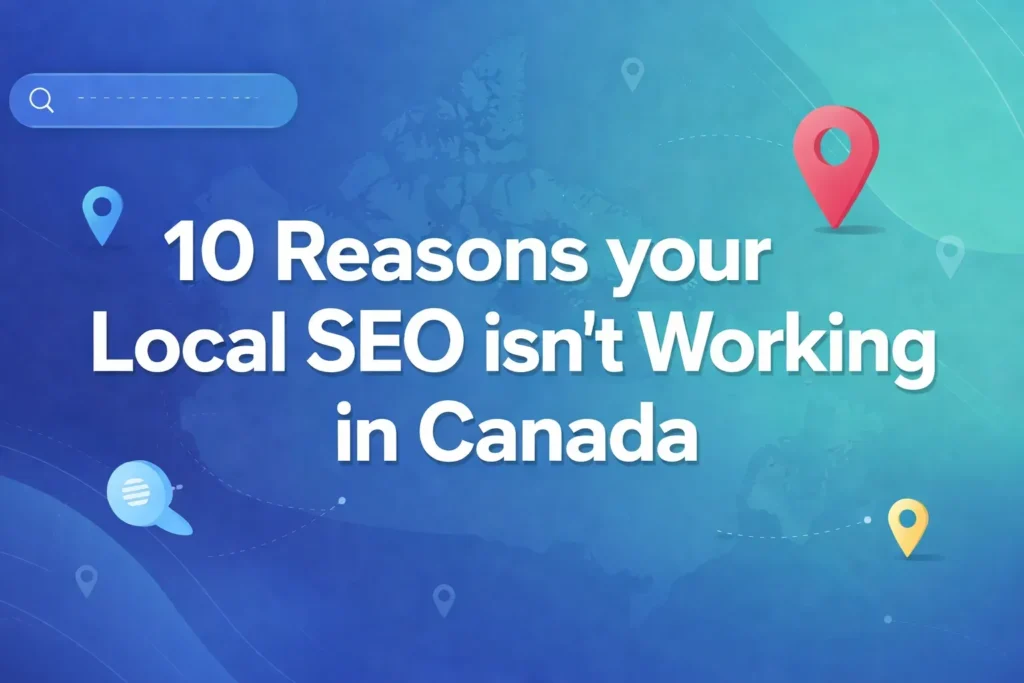 10 Reasons Your Local SEO Isn’t Working in Canada (And How to Fix It)
